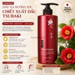 Dầu xả Kumano chiết xuất dầu Tsubaki 600ml - Chất lượng Nhật Bản