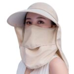 Mũ chống nắng Clover 360° 4WAY UPF50+ (be beige)