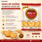 Bánh Bơ nướng Sanritsu Genji-Pie Nội địa Nhật Bản