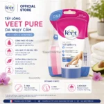 Kem Tẩy Lông Veet Pure – Tẩy Lông Dịu Nhẹ, Cho Làn Da Mịn Màng