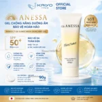 Gel chống nắng dưỡng ẩm bảo vệ hoàn hảo Anessa Vàng Perfect UV Sunscreen Skincare SPF 50+/PA++++ 90g