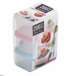 Set 3 hộp nhựa YAMADA Million Pack 200ml