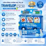 Viên uống say tàu xe Travelop QQS vị táo cho bé từ 5 tuổi hộp 8 viên