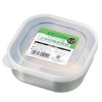 Hộp inox đựng thực phẩm có nắp dáng vuông Echo 10x10cm