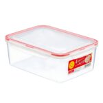 Hộp nhựa Inomata nắp silicon thấp 2.3L