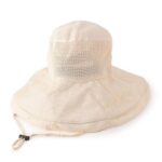 Mũ lưới rộng vành làm mát Cool Feeling 99% UV Cut - UPF 50+ có quai (màu be)