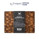 Thớt Gỗ Teak Kaiyo – Gỗ Đầu Cây Tự Nhiên, Thiết Kế Chữ Nhật Sang Trọng