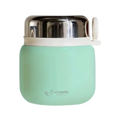 8936212083987-1774401894378.jpg Bình ủ cháo Kaiyo dung tích 500ml, màu xanh mint - Ảnh 1