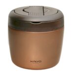 Cặp lồng giữ nhiệt Kaiyo 1000ml, màu vàng đồng