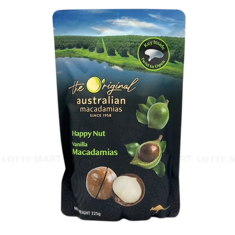 9360465000047-1770960346016.jpg Hạt Macca Úc Happy Nut Vani Túi 225G - Ảnh 1