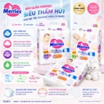 Bỉm Merries quần miếng siêu thấm Hàng Nhật nội địa
