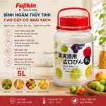 Bình ngâm thủy tinh cao cấp có quai xách Fujikin