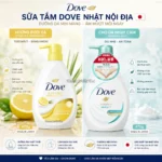 SỮA TẮM DOVE NHẬT NỘI ĐỊA 470G NHIỀU HƯƠNG