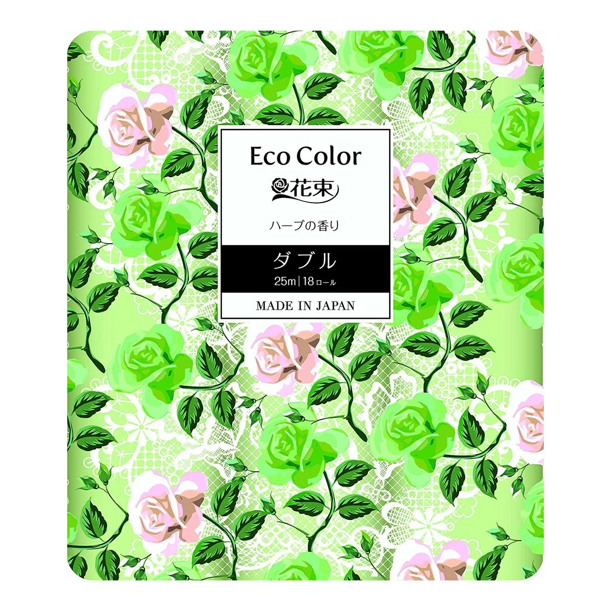 a6d70c88-ea87-45c6-a274-a7a579162e07.jpg Giấy vệ sinh Marutomi Eco Color hương hoa xanh 18 cuộn - Ảnh 1