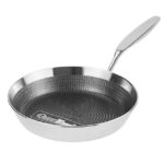 Chảo Inox chống dính hoa văn nổi Tri-Ply đáy liền Kaiyo
