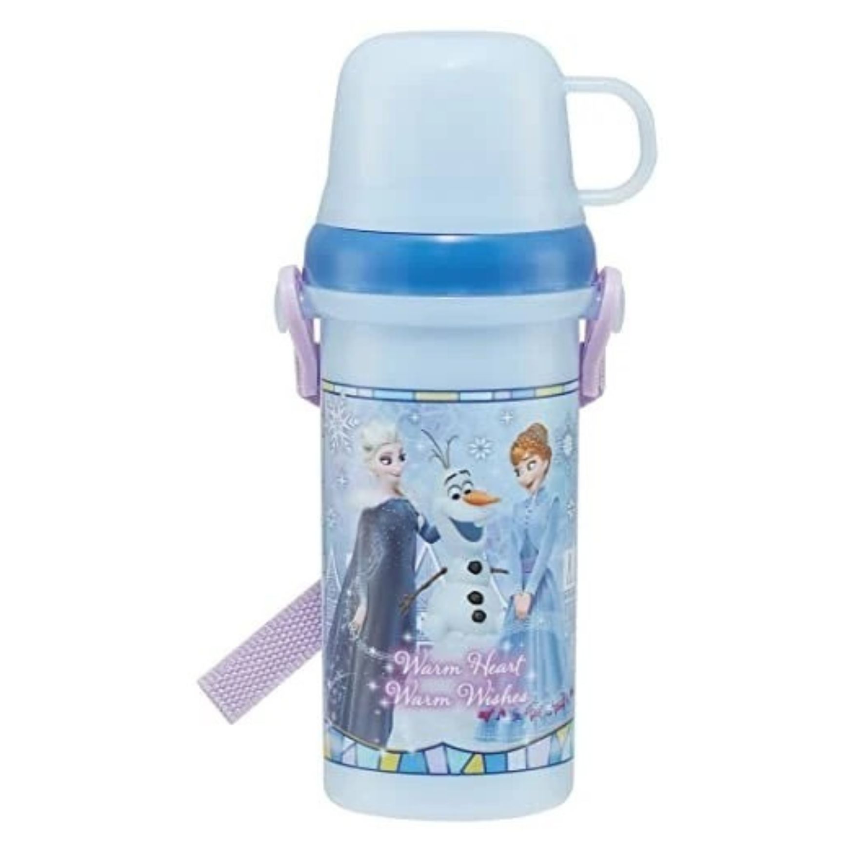 binhnuocdisney-1786252558846.jpg Bình Nước Nhựa Kháng Khuẩn Disney Skater Anna And The Snow Queen 480ml - Ảnh 1
