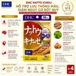 Viên uống chống đột quỵ DHC Natto Ichou 20 ngày
