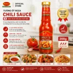 Tương ớt Roza Chili Sauce 200g - Hàng nhập nội địa Nhật Bản