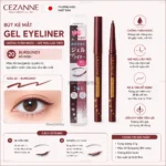 Bút kẻ mắt Cezanne Gel Eyeliner chống thấm nước (Màu 20 - Burgundy)