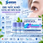 Nước nhỏ mắt Soft Santear nhân tạo set 4 lọ x 5ml