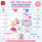 Sữa Tắm Tạo Bọt Cow Baby Soap Cho Bé 400ml