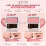 Phấn trang điểm cho má và mắt mềm mịn, lâu trôi Cezanne Cheek Blush