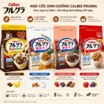 Ngũ cốc calbbe Frugra túi 600g Vị Socola | Vị Hoa Quả | Ít Đường | Nhiều Đường