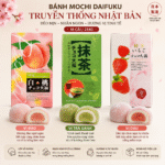 Bánh Mochi Daifuku truyền thống Nhật Bản 18 cái 234g