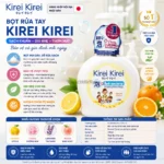 Bọt rửa tay Kirei Kirei hàng nhật an toàn nhiều hương