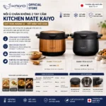 Nồi ủ chân không 2 tay cầm Kitchen Mate Kaiyo